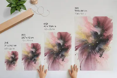 Arte de parede uma explosão de cor e energia em estilo moderno