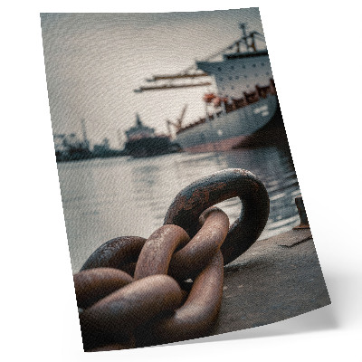 Poster para cozinha O charme do porto, os navios, a atmosfera industrial.