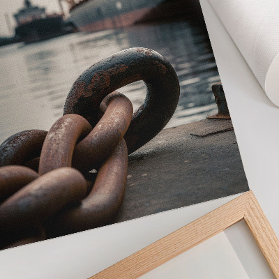 Poster para cozinha O charme do porto, os navios, a atmosfera industrial.