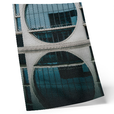 Arte de parede Reflexo do vidro na arquitetura moderna do edifício