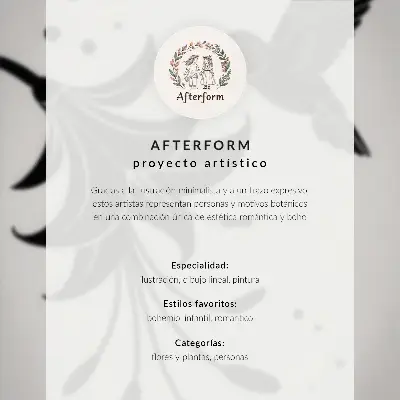Poster para cozinha mulher com vaso de flores em estilo minimalista e elegante