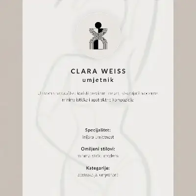 Poster decorativo linhas faciais abstratas com estilo minimalismo moderno