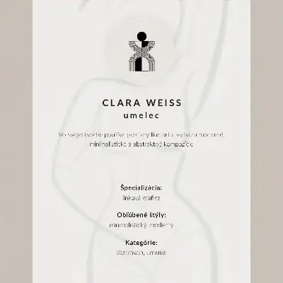 Poster decorativo linhas faciais abstratas com estilo minimalismo moderno