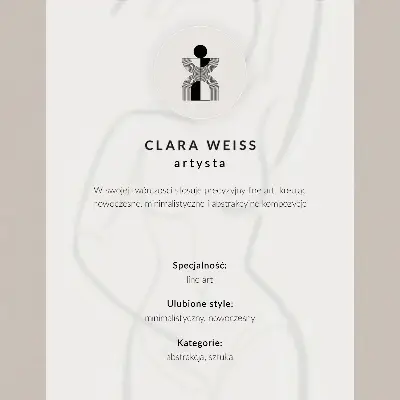 Poster decorativo linhas faciais abstratas com estilo minimalismo moderno