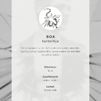 Poster para cozinha figura minimalista sob um riacho escuro