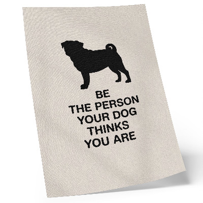 Poster para cozinha Motivação e o cachorro