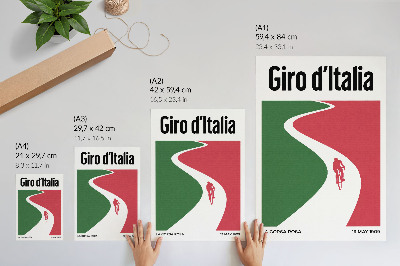 Impressão em tela Cores contrastantes, estilo minimalista dinâmico