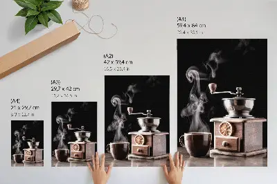 Impressão em tela com atmosfera envolvente, motivos clássicos e paleta escura
