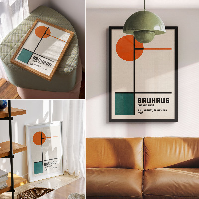 Arte de parede Geometria, cores, minimalismo, modernidade, forma