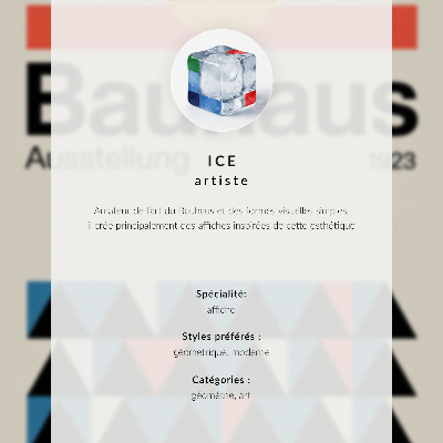Impressão em tela Formas geométricas em estilo minimalista