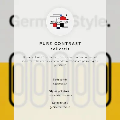 Arte de parede com estilo Bauhaus de simplicidade geométrica