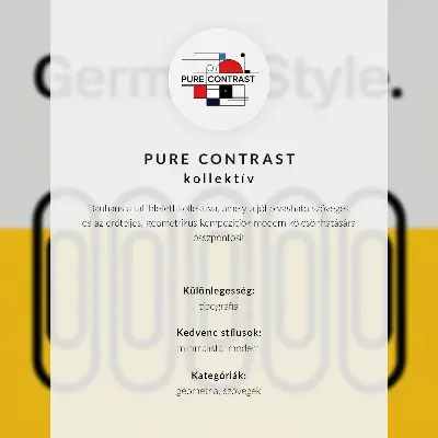 Arte de parede com estilo Bauhaus de simplicidade geométrica