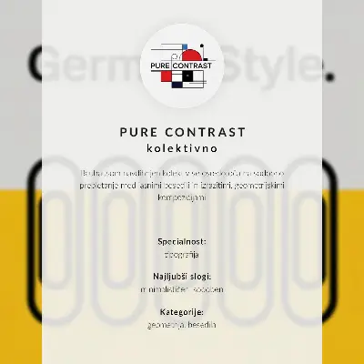 Arte de parede com estilo Bauhaus de simplicidade geométrica