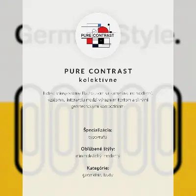 Arte de parede com estilo Bauhaus de simplicidade geométrica