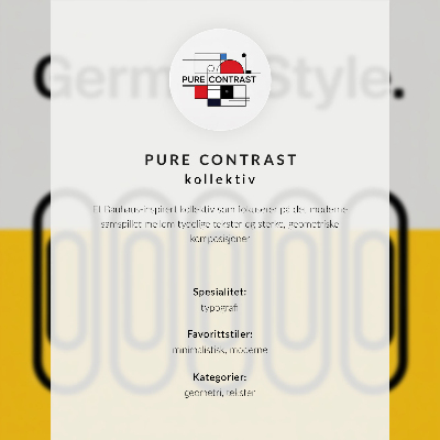 Arte de parede O estilo Bauhaus é dominado pela simplicidade geométrica.