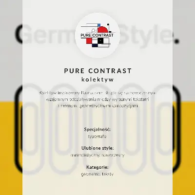 Arte de parede com estilo Bauhaus de simplicidade geométrica