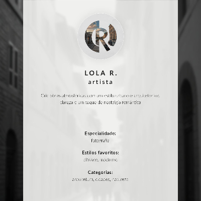 Poster decorativo Fotografia em preto e branco de uma rua com arquitetura.