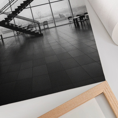 Poster para cozinha Escadas modernas com elegância geométrica
