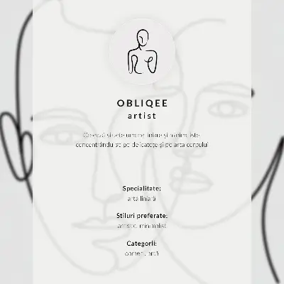Impressão em tela elegância minimalista da silhueta feminina
