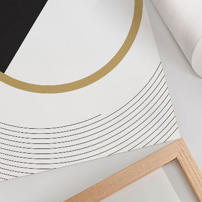 Poster para cozinha Padrão geométrico, cores contrastantes, estilo moderno