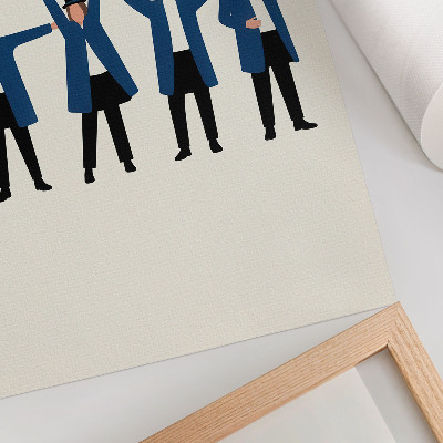 Poster decorativo Personagens modernos em estilo escandinavo