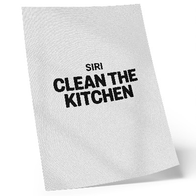 Poster decorativo Inscrição minimalista com motivo contrastante