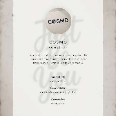 Poster decorativo Inscrição minimalista com motivo contrastante