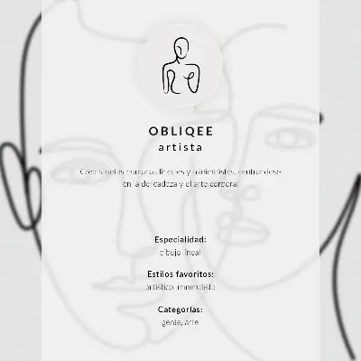 Impressão em tela de esboço moderno minimalista de contorno de rosto
