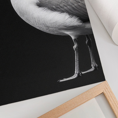 Poster decorativo Estilo minimalista com contraste em preto e branco.