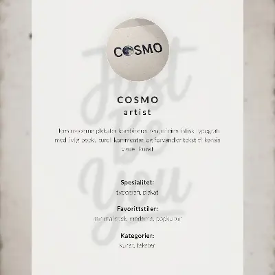 Poster para cozinha com texto humorístico em estilo minimalista de alto contraste