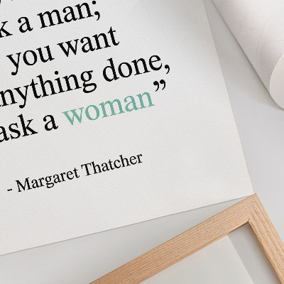 Poster decorativo Frase minimalista que inspira e motiva