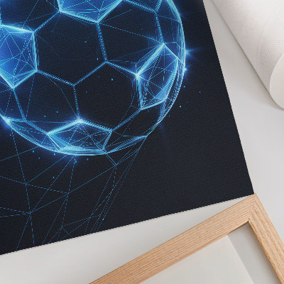 Poster para cozinha Linhas geométricas e luzes em forma de bola digital