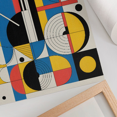 Poster para cozinha Padrões geométricos em cores contrastantes