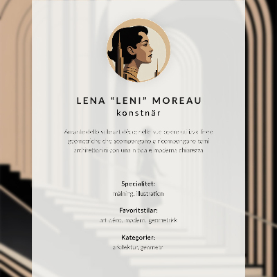 Poster decorativo Linhas arquitetônicas, elegantes detalhes em dourado.