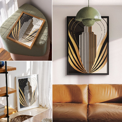Poster decorativo As linhas arquitetônicas contrastam elegância e modernidade.