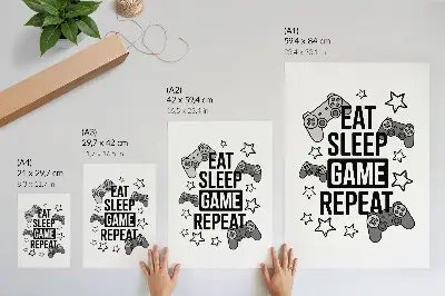 Impressão em tela quadro com estampa de estrelas em estilo minimalista moderno