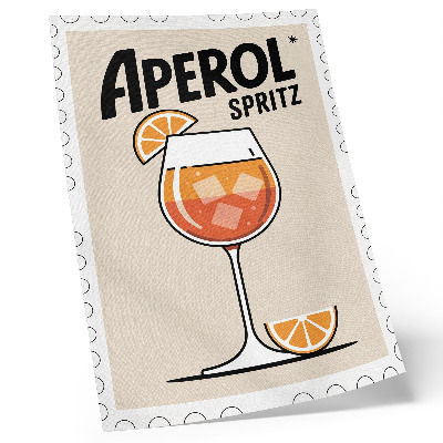 Poster decorativo Aperol drink laranja fundo