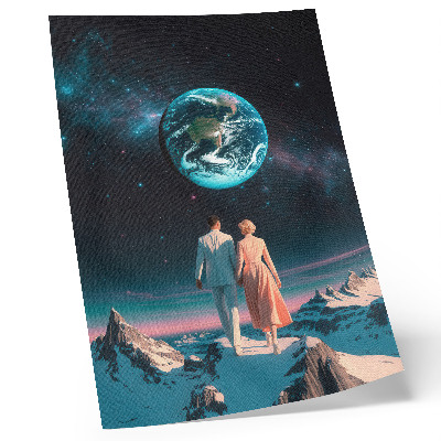 Arte de parede Espaço e pessoas, beleza, espaço, possibilidades ilimitadas