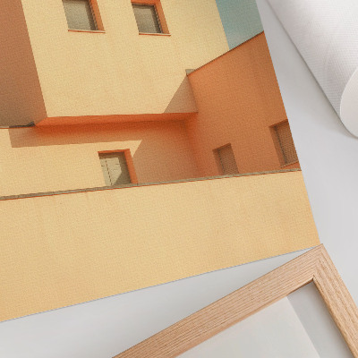 Poster decorativo Arquitetura geométrica com fachada bege