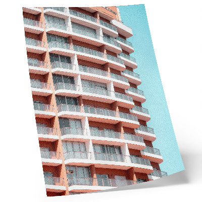 Poster para cozinha Arquitetura moderna com varandas abertas