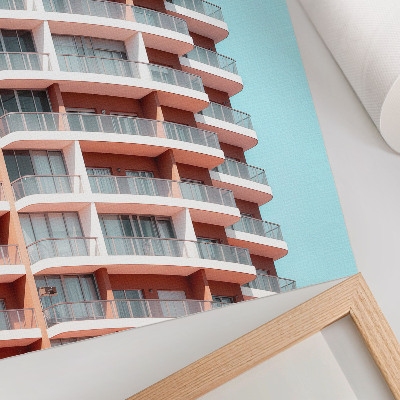 Poster para cozinha Arquitetura moderna com varandas abertas
