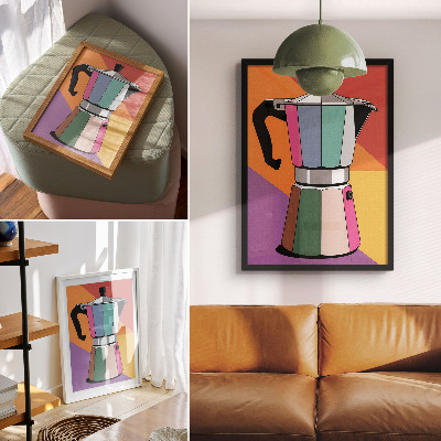 Poster decorativo Cores contrastantes, estilo expressivo, combinação frutífera