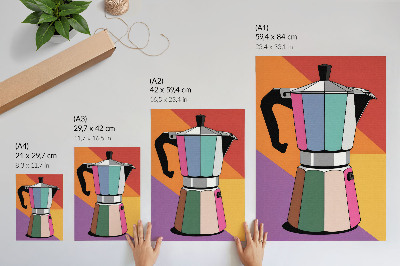 Poster decorativo Cores contrastantes, estilo expressivo, combinação frutífera