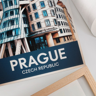 Arte de parede Modernidade da arquitetura futurista de Praga
