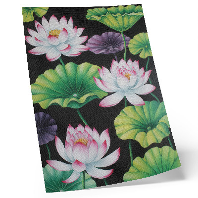 Poster para cozinha A beleza da natureza em flores e folhas verdes.
