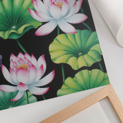 Poster para cozinha A beleza da natureza em flores e folhas verdes.