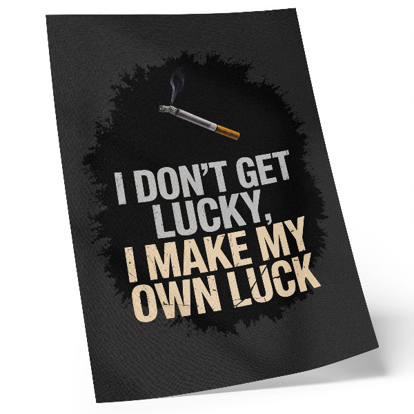 Arte de parede Slogan motivacional: design minimalista