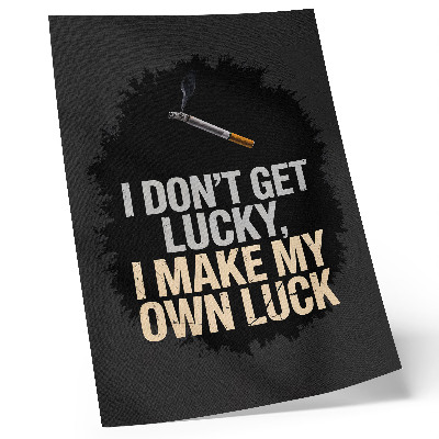 Arte de parede Slogan motivacional: design minimalista
