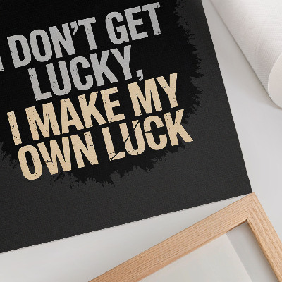 Arte de parede Slogan motivacional: design minimalista