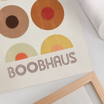Poster para cozinha Gráficos em estilo Bauhaus da Boobhaus